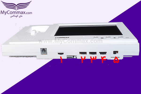 تنظیمات آیفون تصویری حافظه دار کوماکس cdv-70